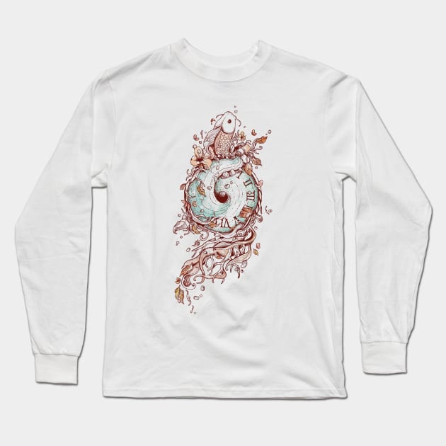 A Temporal Existence Long Sleeve T-Shirt by normanduenas